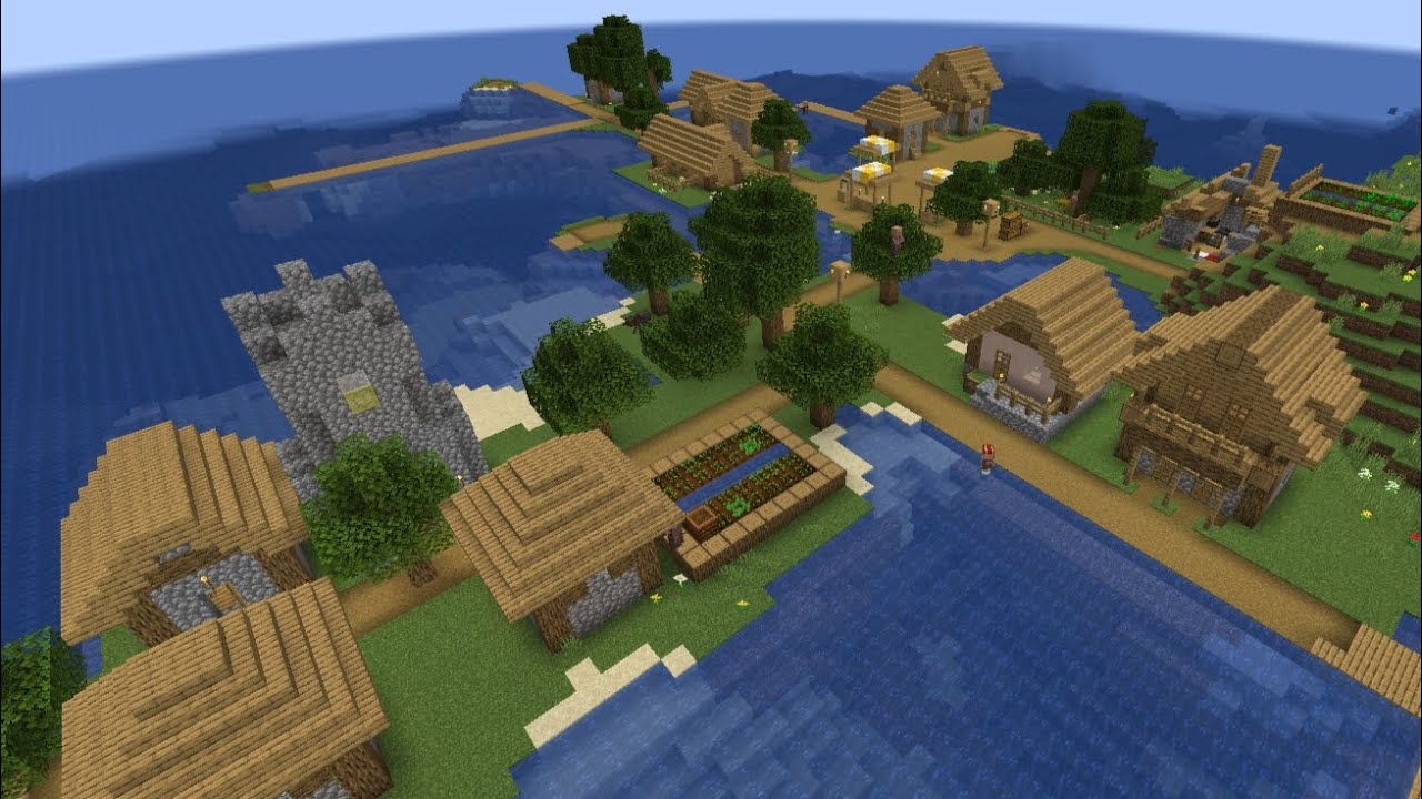 Я НАЧИНАЮ ВОССТАНАВЛИВАТЬ НАШУ ДЕРЕВНЮ В МАЙНКРАФТЕ . АЛЕКС МАЙНКРАФТ 