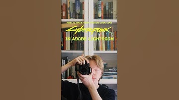 how to make your photos look like CYBERPUNK 2077! #cyberpunk2077 #cyberpunk #lightroom #shorts