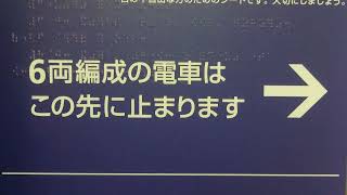 【東京メトロ南北線・ホームドア横点字案内表示】8両編成バージョン！