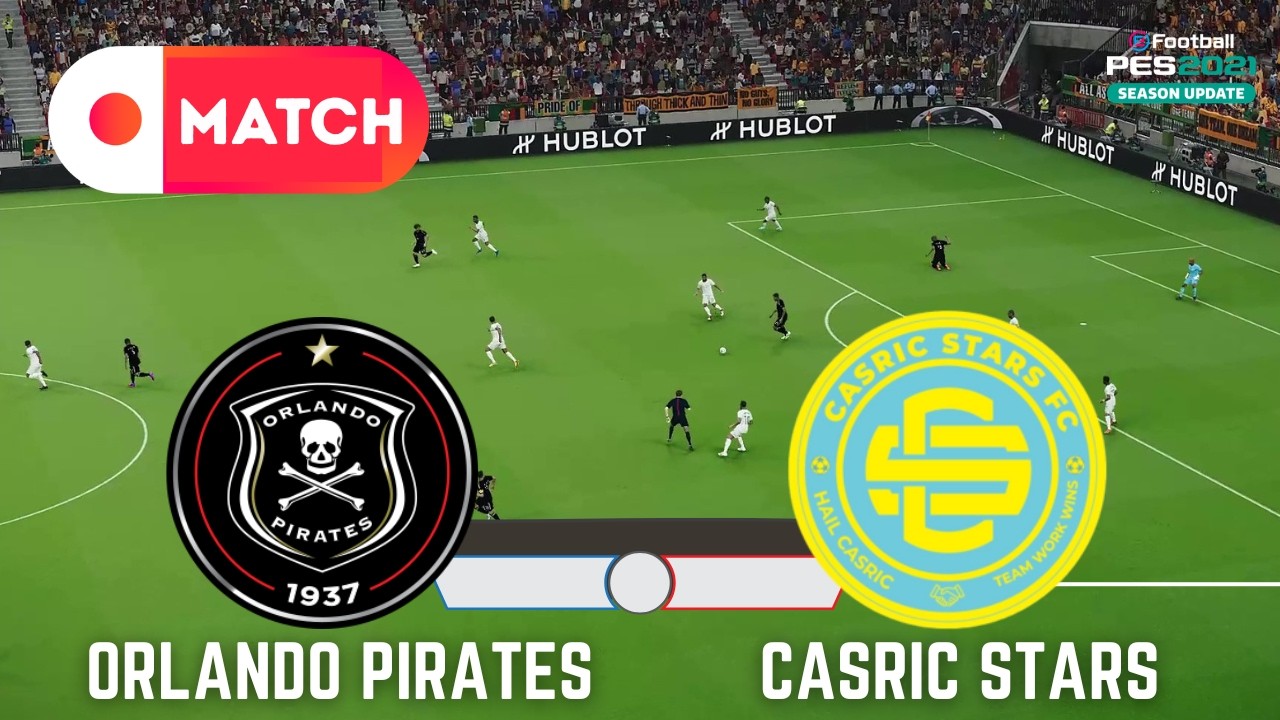 Orlando Pirates vs Casric Stars | Nedbank Cup 2025 eFootball PES 21 Gameplay Simulation