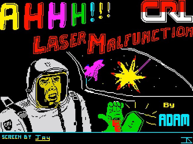 ZX Spectrum Longplay [264] Ahhh!!! Laser Malfunction! (EU)