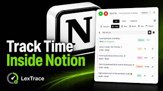 How to Track Time in Notion with Smart Timers | LexTrace screenshot 2