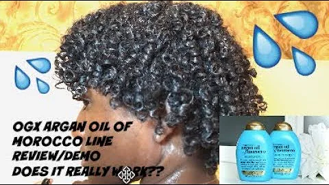 OGX ARGAN OIL OF MOROCCO LINE | REVIEW/DEMO | DOES IT REALLY WORK??
