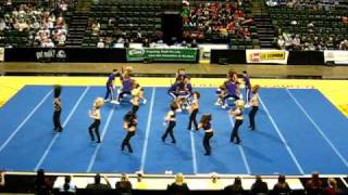 UW Cheer and Pom Exhibition at 2010 WIAA Cheer State Comp