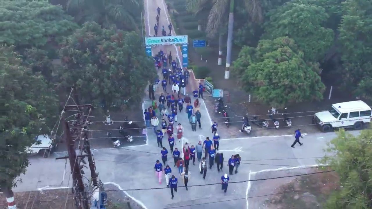 Granules Green Kanha Marathon Run, Meditation Center