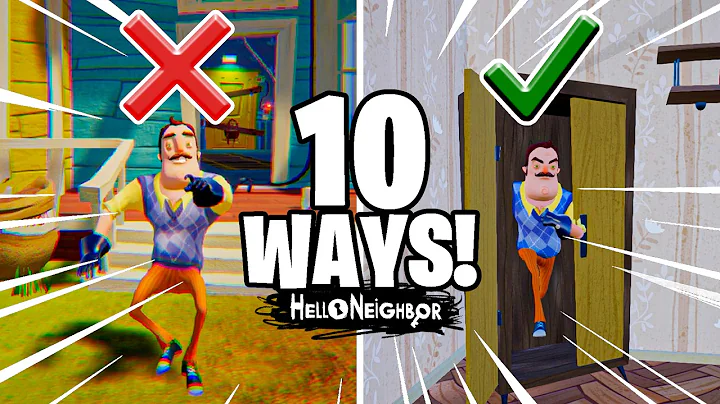 How to GET RID of your Neighbor WITHOUT MODS! (10 WAYS)
