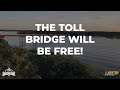 The lake of the ozarks toll bridge will be free this week