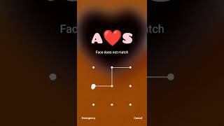 A love S pattern lock ❣️ || A❤S Phone lock || Love status #status screenshot 4