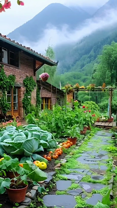 Rural life is simple and peaceful 128 #countryside #relaxing #village #rural #simplelife #garden