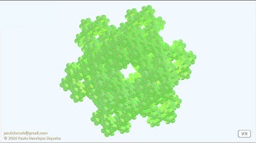 Floco de neve Mosely: Cubo truncado - Mosely snowflake: Truncated cube