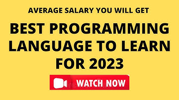 Top Programming Language to learn in 2023 Best programming language to start career in 2023