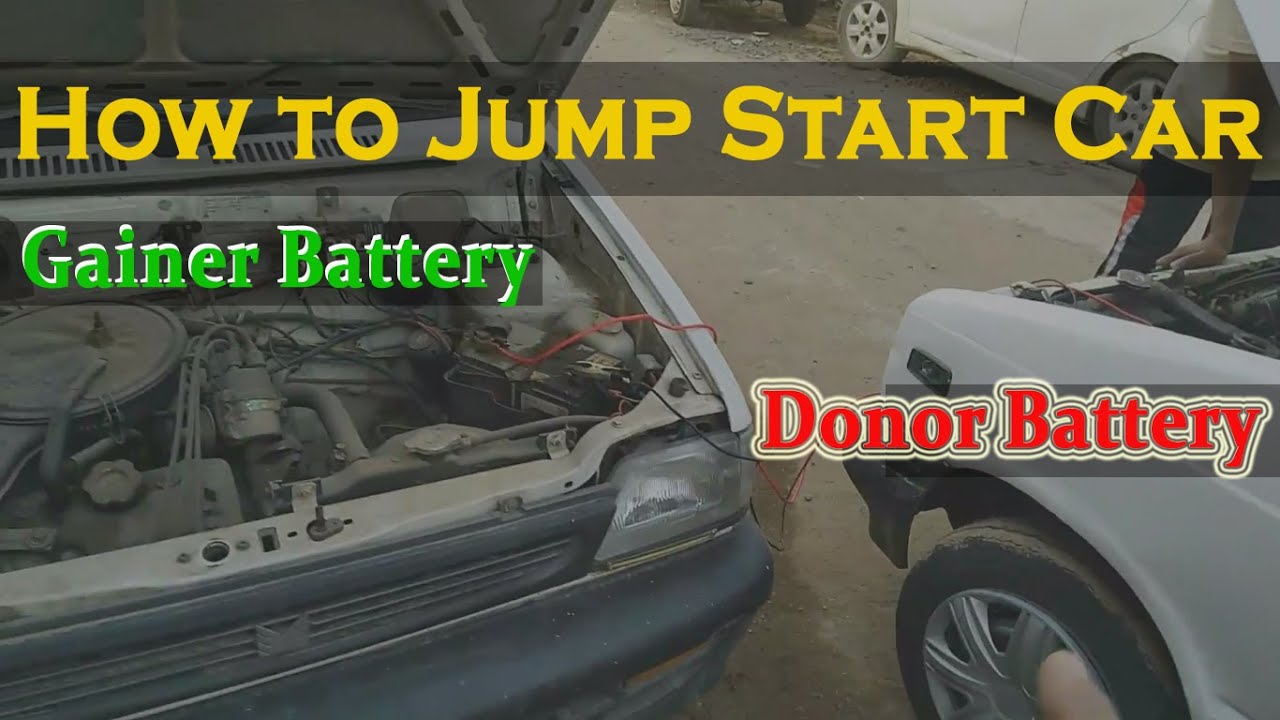 How to Start Car With Jumper Cable II DIYMaster - YouTube