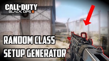 CALL OF DUTY BLACK OPS 3 RANDOM CLASS SETUP GENERATOR!! (FREE FOR ALL GAMEPLAY WIN)