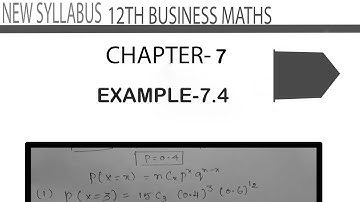 12th Business Maths.Chapter-7.Example:7.4.