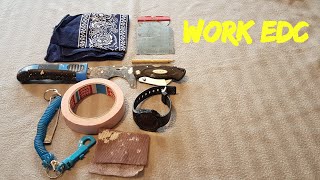 My Work EDC, Everyday Carry For Work.