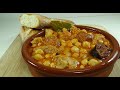 GARBANZOS CON CALLOS. CALEFACCIÓN BARATA.