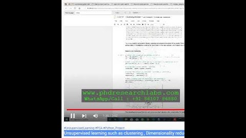 Unsupervised learning such as clustering , Dimensionality reduction, Collaborative PYTHON PROJECT
