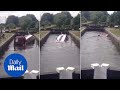 Moment couples narrowboat sinks in 25 seconds at fobney lock