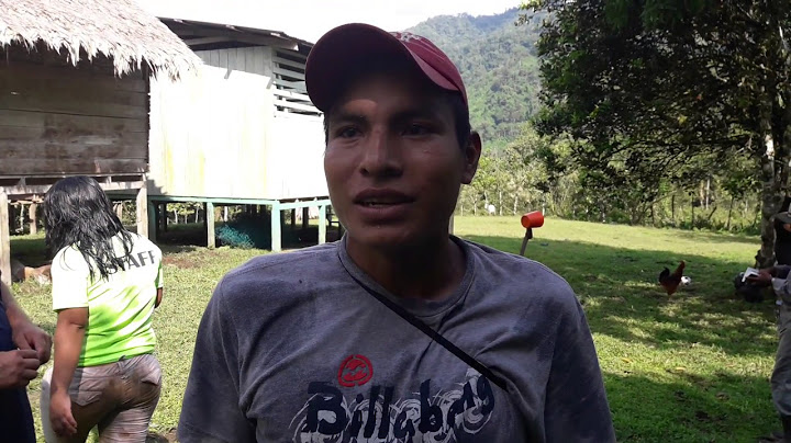 Marvin Indigena de la tribu Bribri en Costa Rica.