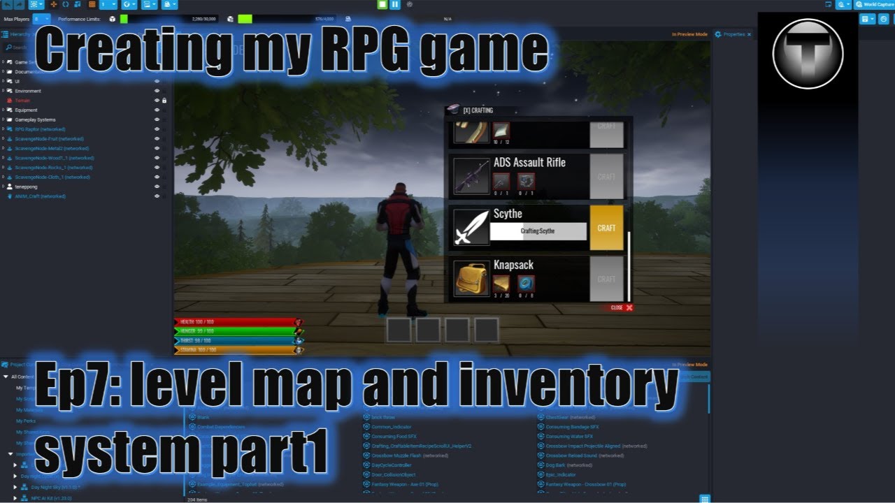 Core devlog| RPG game episode 7: Level Map and Inventory System Part1 ...