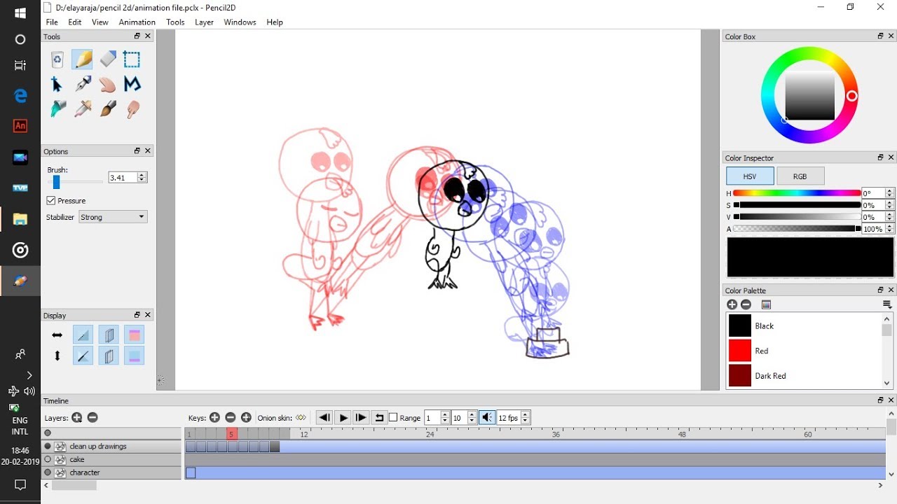 Pencil 2d animation tutorial | part 1 - YouTube
