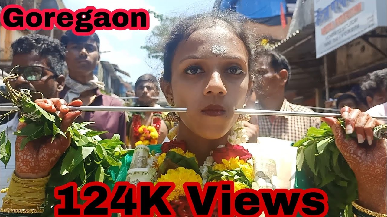 TRISHUL FESTIVAL IN MUMBAI😱😰SOUTH INDIAN GREAT FESTIVAL🙏 Goregaon SantoshNagar🙏Pravas ketancha Vlog🤩