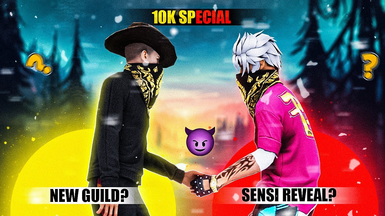 10K SPECIAL😈🔥 LOVE YOU ALL ️ NEW GUILD? 😱 GTK111 SENSITIVITY REVEAL🍷🗿 ...