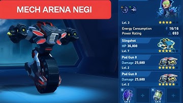 MECH ARENA NEGI || SILNGSHOT,POD GUN 8, CONTROL POINT CLASS MECHARENA #dsnmag 