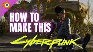 Making a Cyberpunk Render in Blender [Complete Guide]