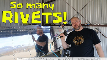 RV-10 Wings - 015 - Left wing upper skin rivets