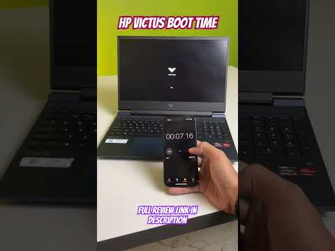 HP Victus Ryzen 5 5600H RX 6500M Boot Time