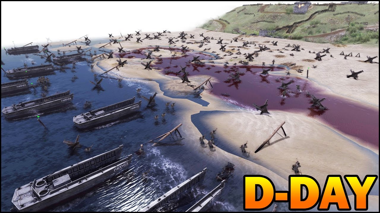 Historical D Day Omaha Beach Landing Saving Private Ryan Men Of War As2 Editor Scenario 90