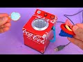 Make an amazing mini usb washing machine recycling soda cans