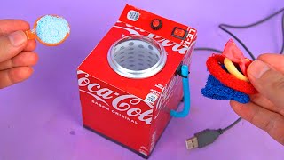 Make an Amazing Mini USB Washing Machine recycling Soda Cans screenshot 4