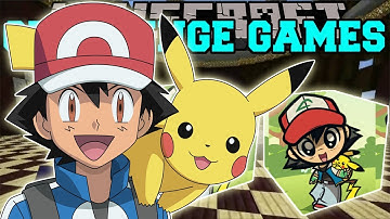 PopularMMOs Pat and Jen Minecraft: POKEMON CHALLENGE GAMES - Lucky Block Mod - Modded Mini-Game