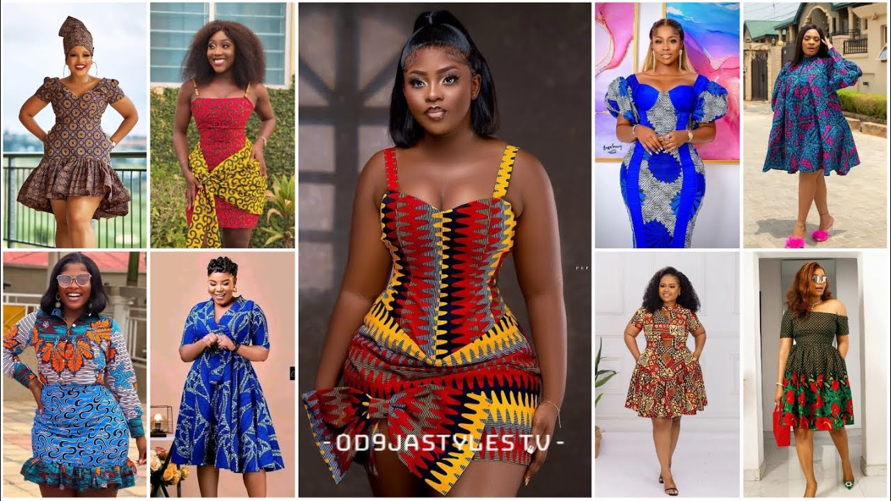 Ankara Short Gown Style | African dresses for women, Ankara short gown  styles, African design dresses