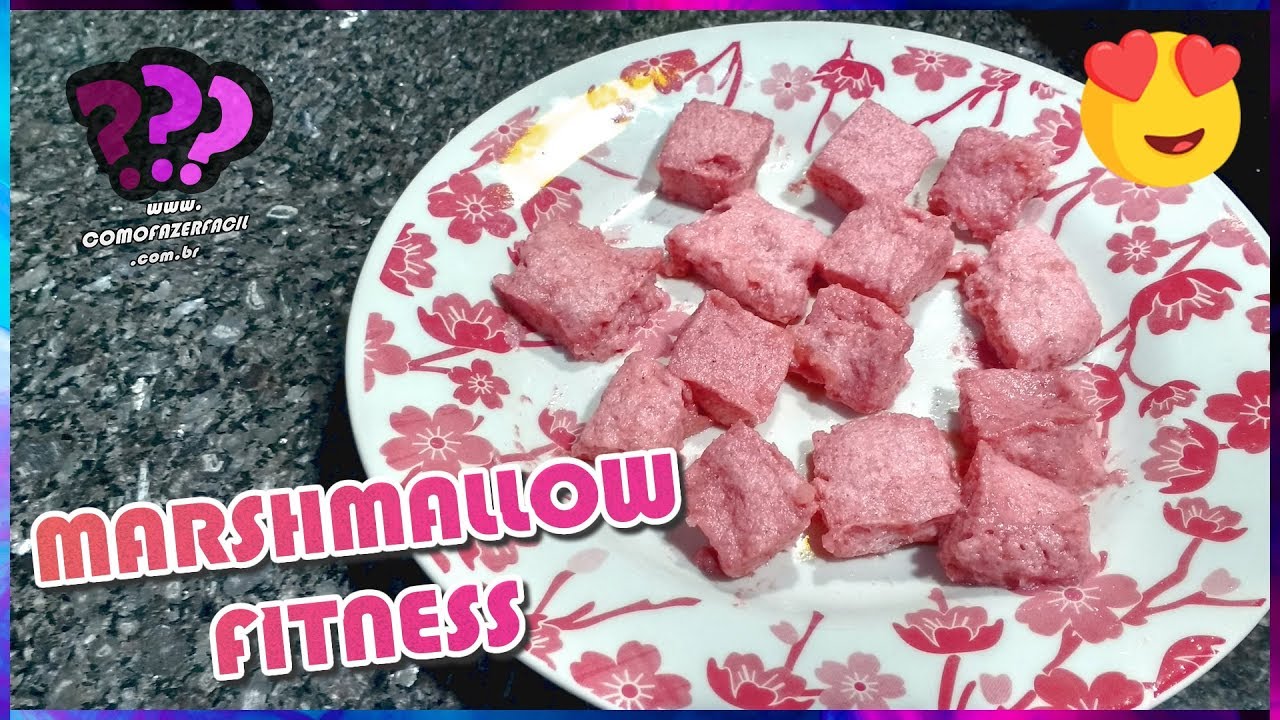 COMO FAZER MARSHMALLOW FITNESS FIT LIGHT DUKAN #ComoFazerFacil