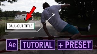 How to Make ADVANCED Call-out Titles Preset! // After Effects Tutorial!