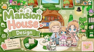 🏡 Mansion House Design | Cozy Family of 4 Dream Home 🐱✨ | Game World screenshot 3