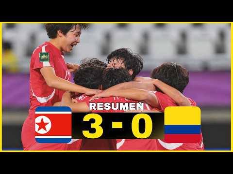 COLOMBIA PERDIÓ LA SEMIFINAL DEL MUNDIAL FRENTE A COREA DEL NORTE