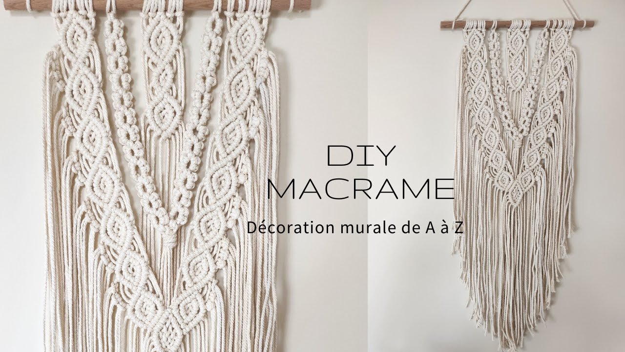 Tuto Patron Macrame Mural