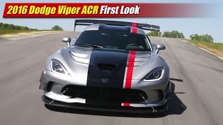 2016 Dodge Viper ACR First Look