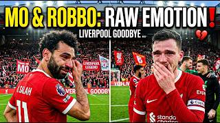 😭 Mo Salah & Robertson BREAK DOWN During Emotional Liverpool Goodbye ❤️
