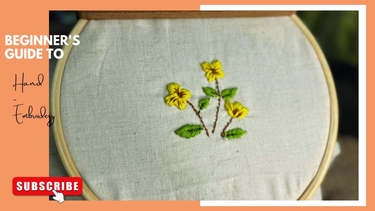 Hand embroidery for beginners 
