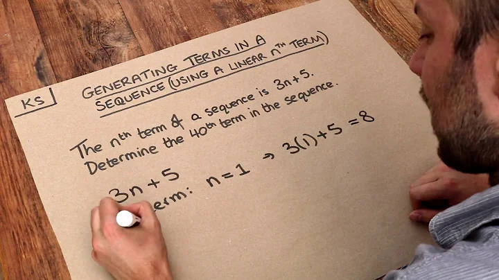 Key Skill - Generating terms in a sequence using a linear nth term.
