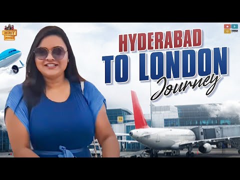 Hyderabad to London Journey || Travel vlog || Rowdy Rohini