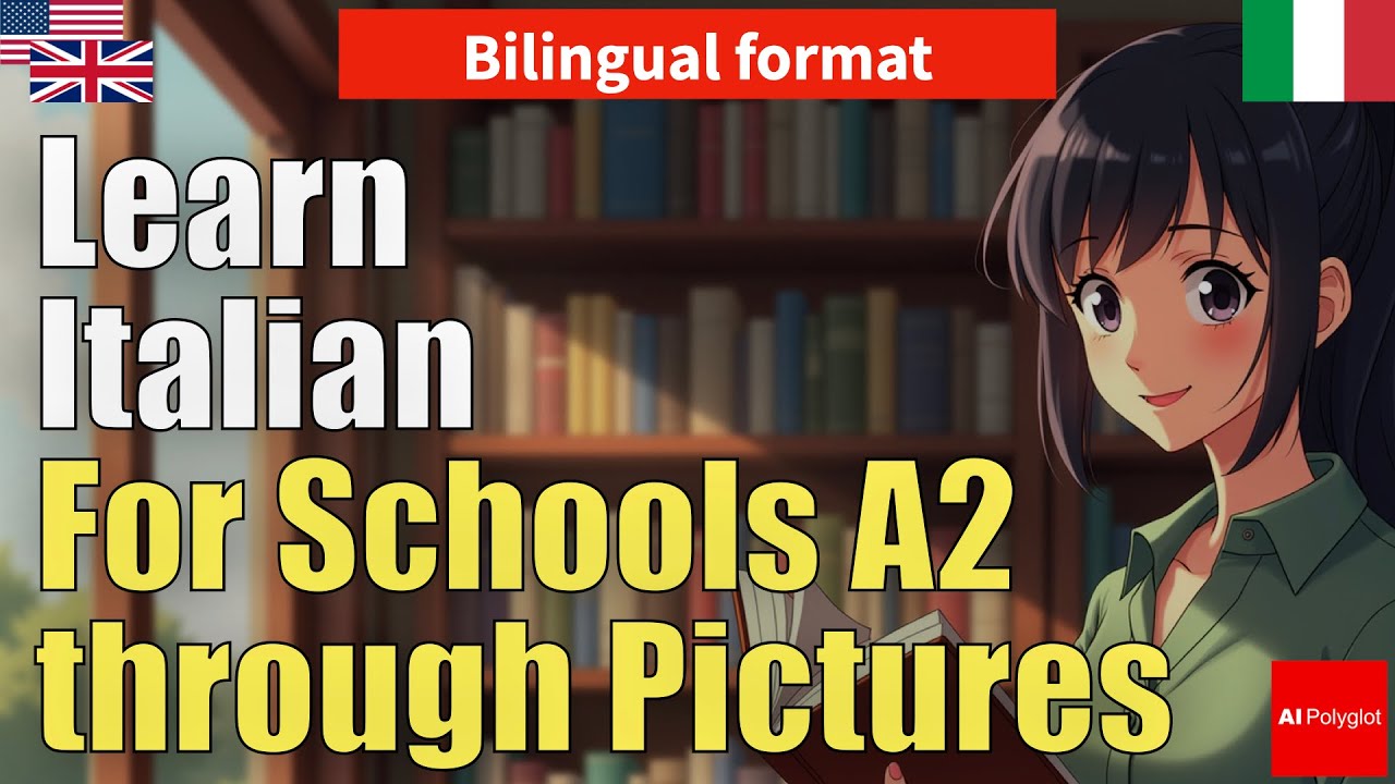 Learn Italian for Schools A2 through Pictures (Bilingual) | Natural Listening | Must-Know