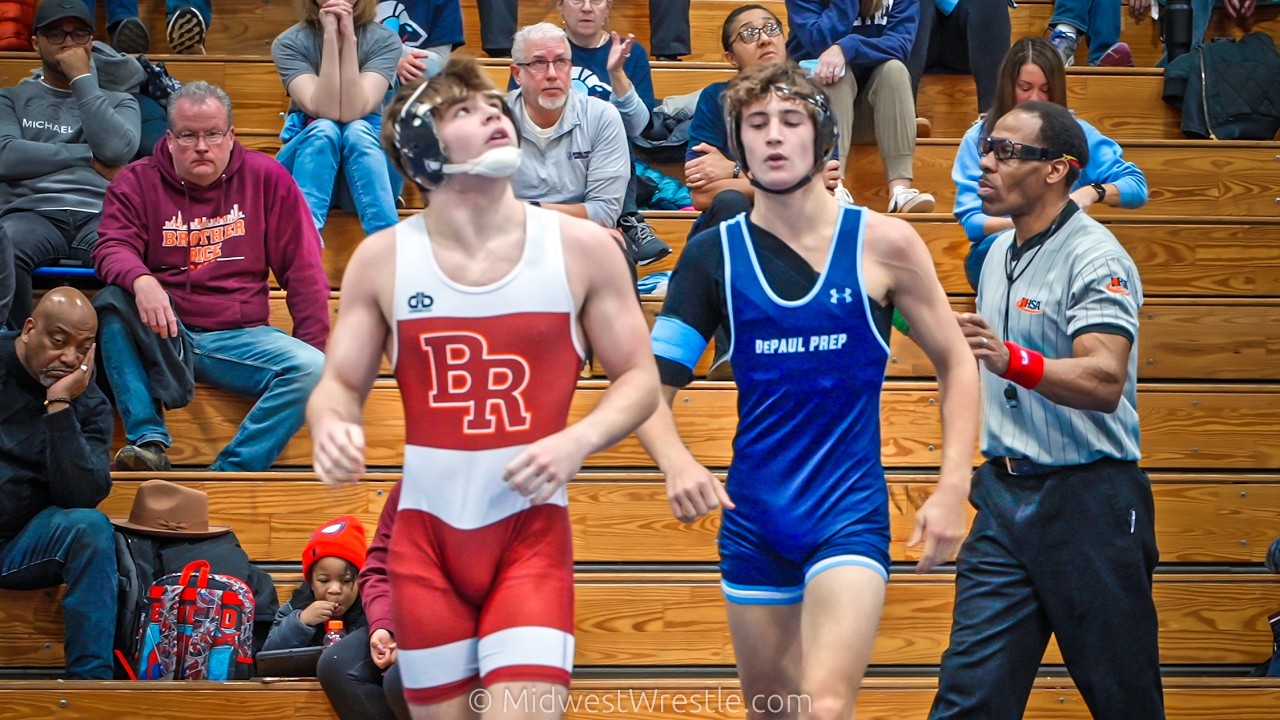 150 – Drew Gerstung {G} of DePaul College Prep IL vs. Jack O'Connor {R} of Brother Rice IL