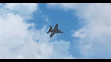 FSX F/A-18E Super Hornet Tactical Demo HD VRS Superbug Part 1