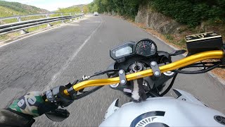 Pure Sound of Yamaha XJ6 / Italy Canyon ride 4K